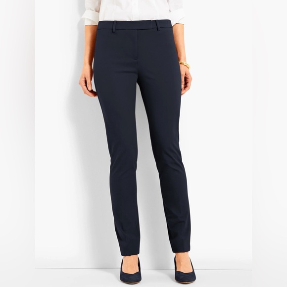 Talbots Pants - Talbots High-Waist Straight Leg Pant, Women's, Black, Size 8P NWT
